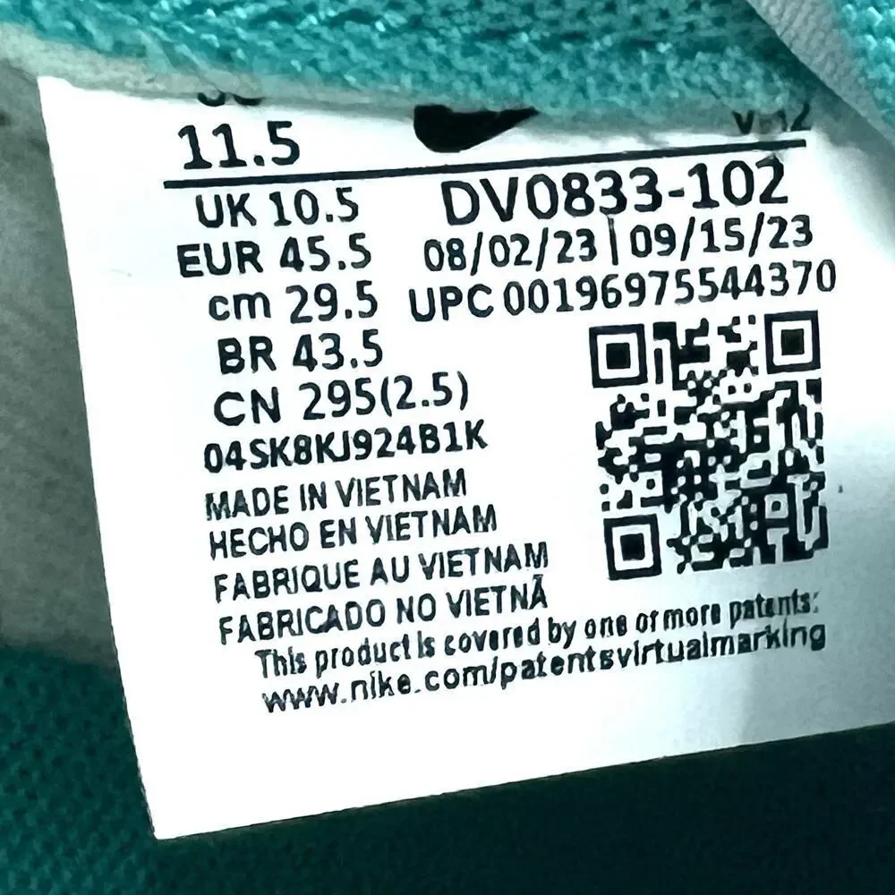 Nike Dunk Low Miami Dolphins - DV0833-102 - Mens 11.5
